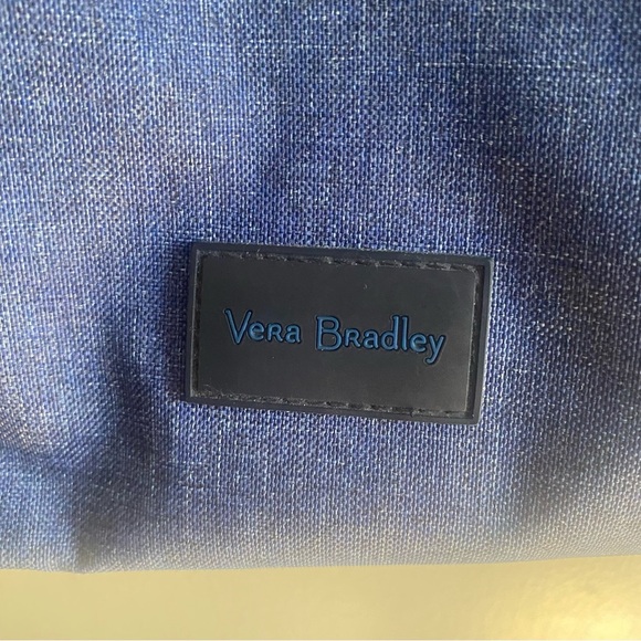 Vera Bradley ReActive Hipster Stylish Denim Blue Crossbody Bag - Picture 2 of 6